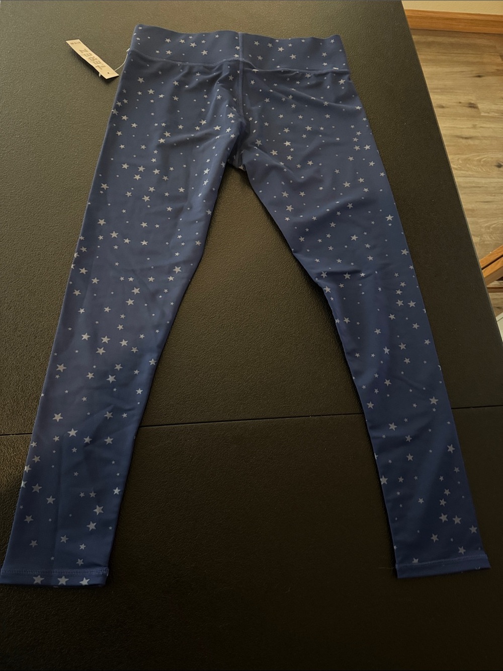 Terez Navy Star-Print Leggings Large - Picture 7 of 8
